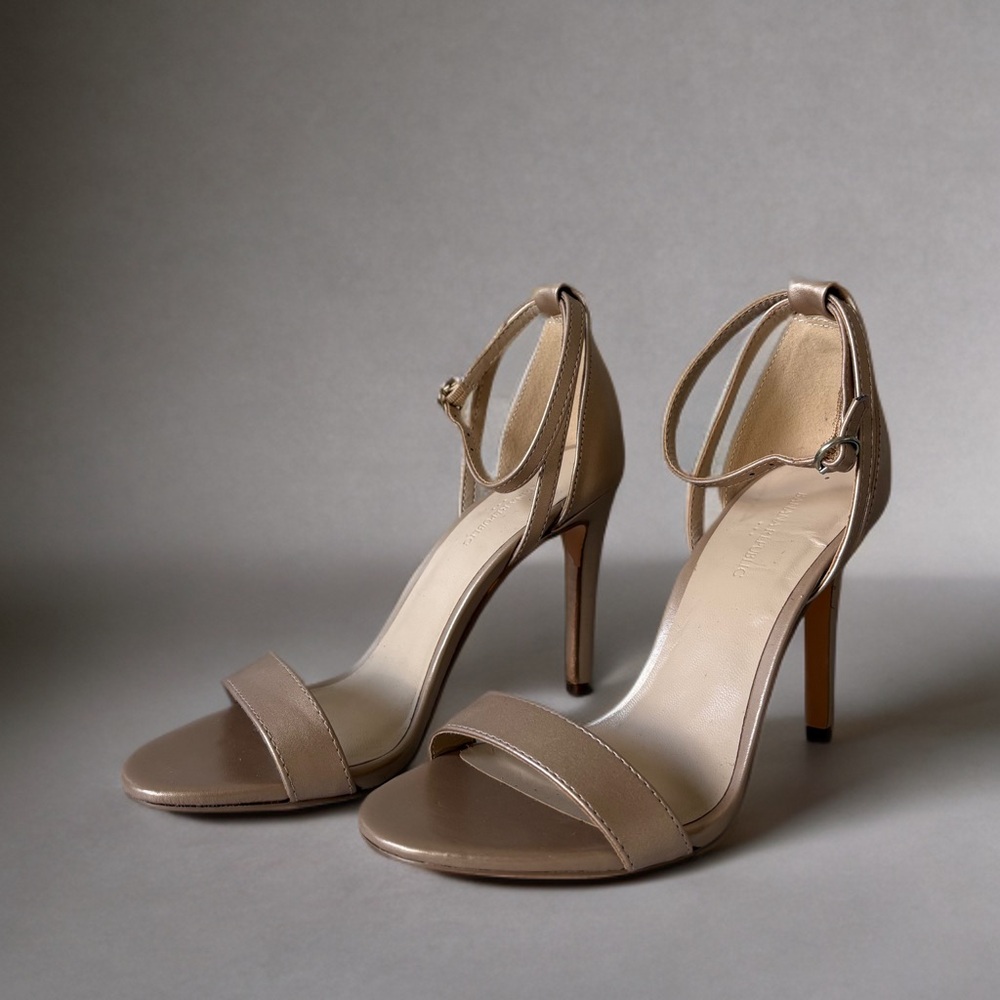 Banana Republic Taupe High Heel Sandals